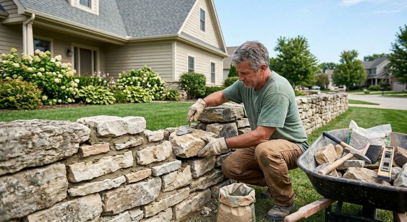 Brick Fence Repair in Pasadena, CA