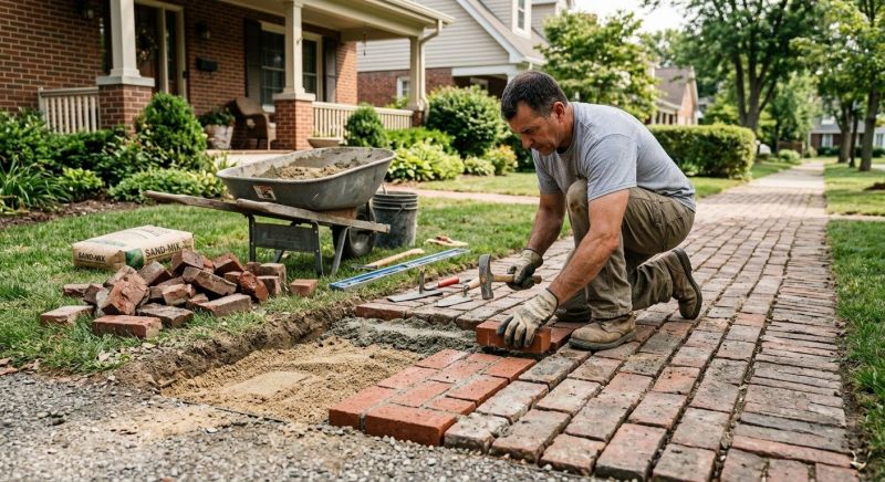 Brick Flatwork Repair in Claremont, CA