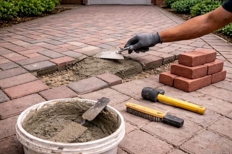 Brick Flatwork Repair in Gardena, CA