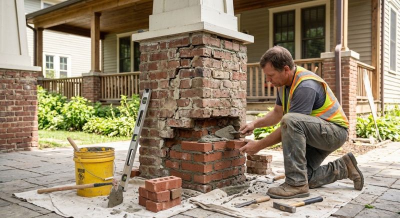 Brick Restoration in Fullerton, CA