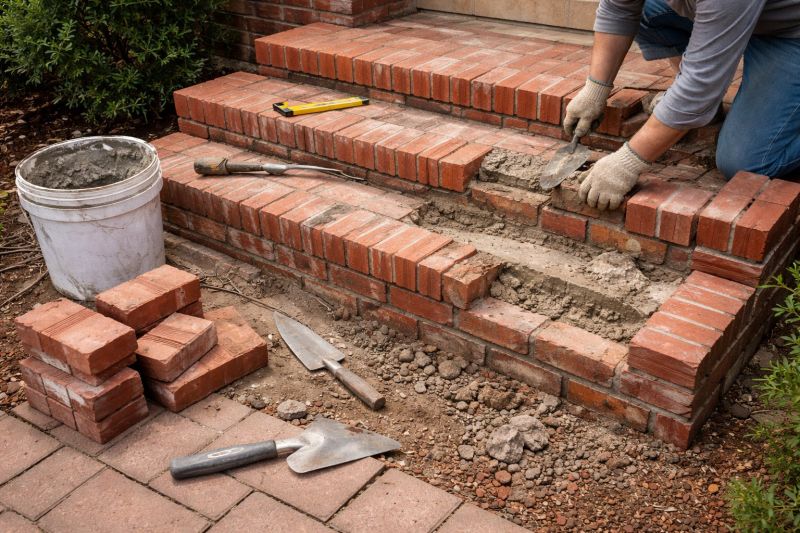 Brick Stairs Repair in Diamond Bar, CA