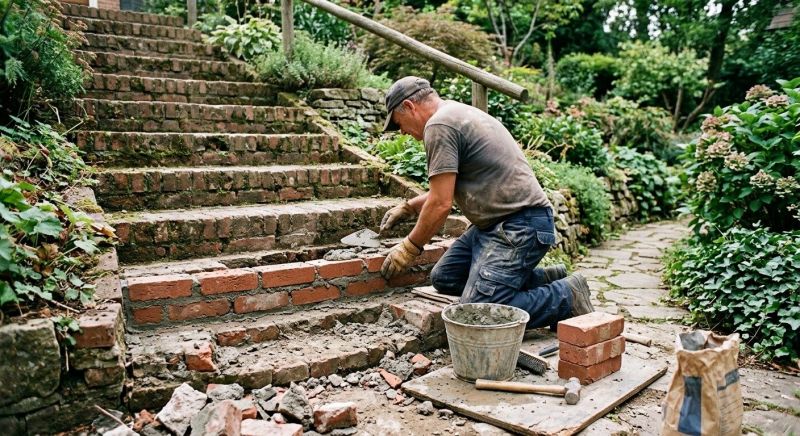 Brick Stairs Repair in Norwalk, CA