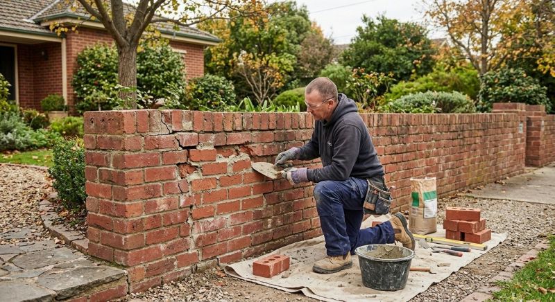 Brick Wall Repair in Brea, CA