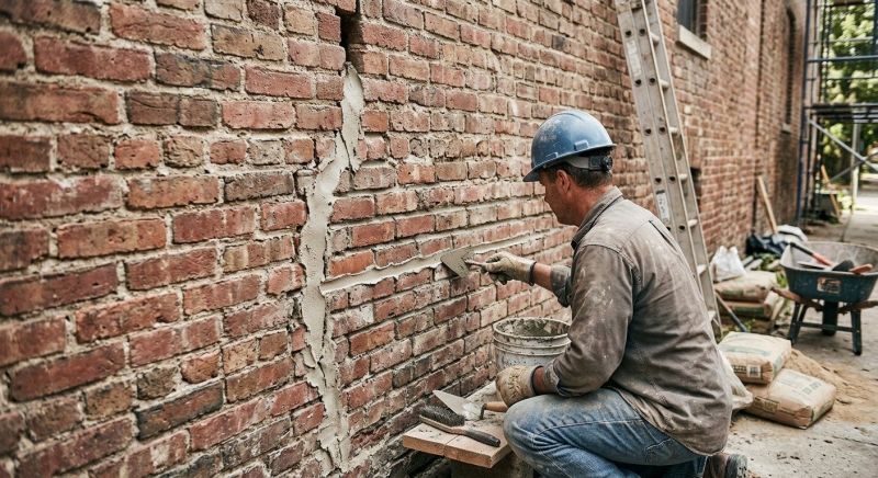 Brick Wall Repair in Diamond Bar, CA