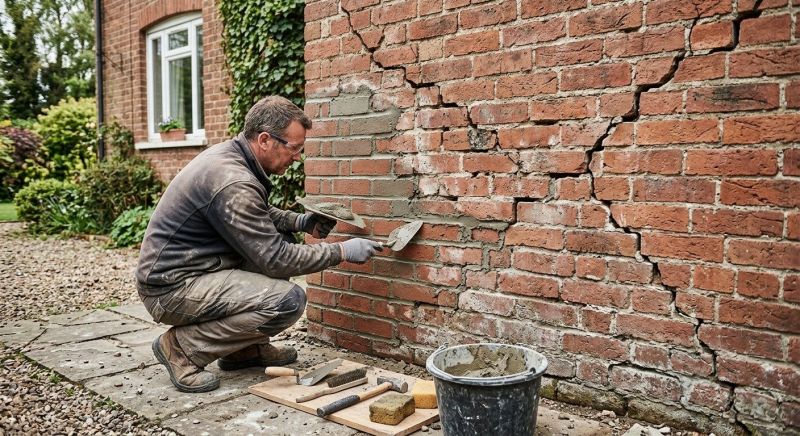 Brick Wall Repair in Fullerton, CA