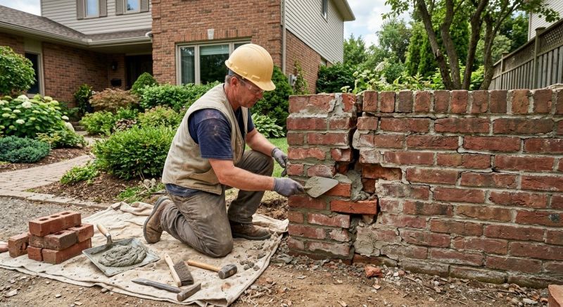 Brick Wall Repair in Reseda, CA