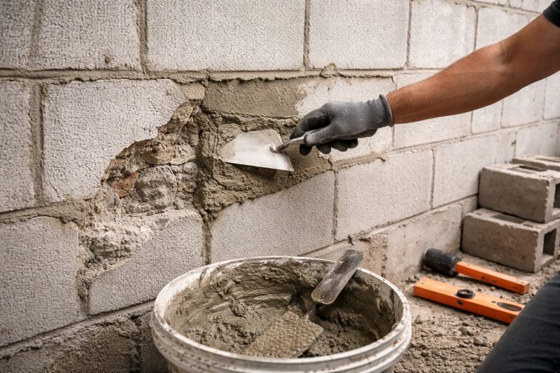 Cinder Block Wall Repair in Los Angeles County, CA