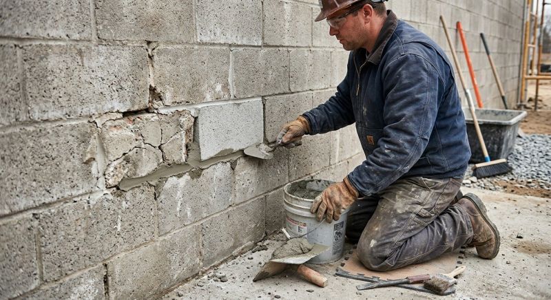 Concrete Block Repair in Pasadena, CA