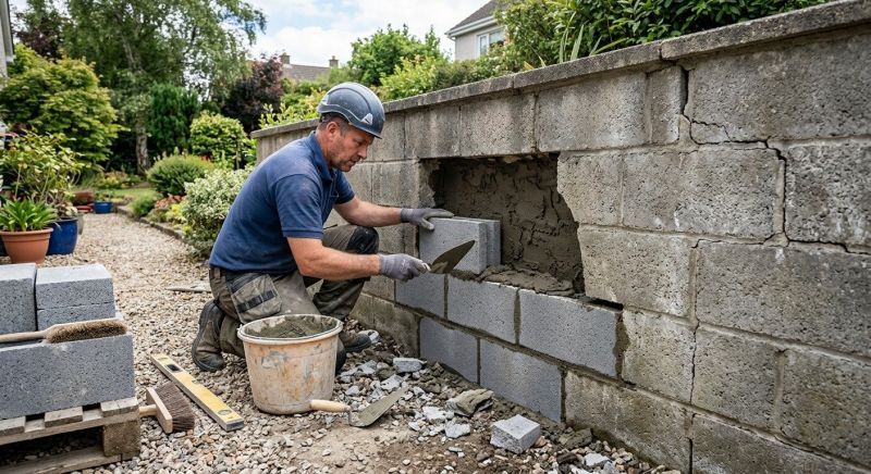 Concrete Block Repair in Long Beach, CA