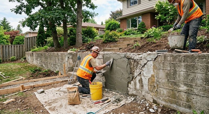 Retaining Wall Repair in Claremont, CA