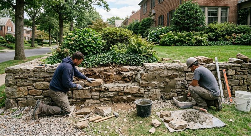 Retaining Wall Repair in Hollywood, CA