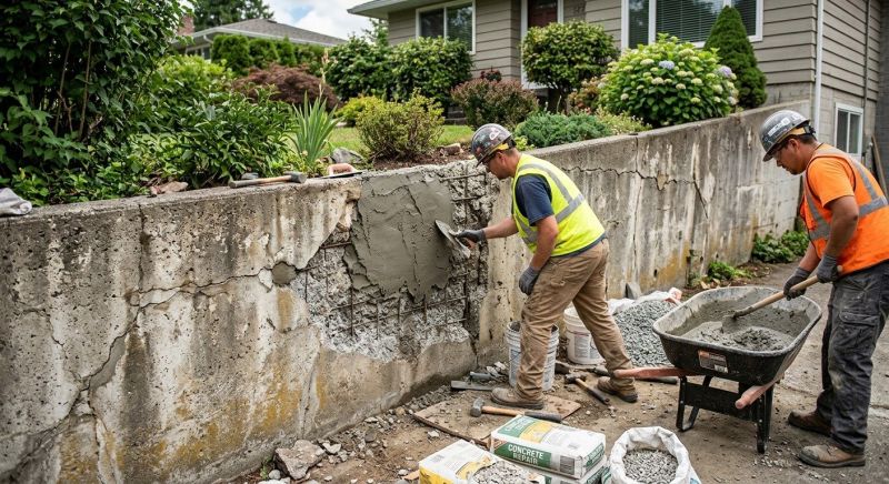 Retaining Wall Repair in La Canada Flintridge, CA
