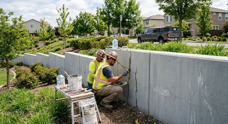 Retaining Wall Repair in Sherman Oaks, CA