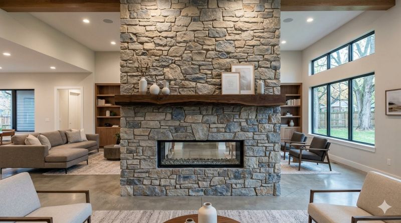 Stone Chimney Installation in Cypress, CA