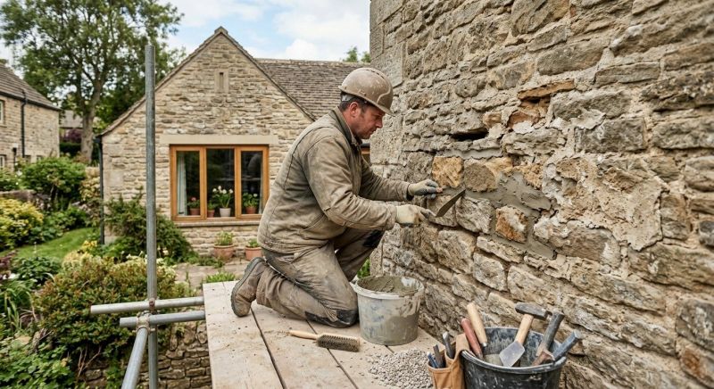 Stone Masonry Repair in El Monte, CA