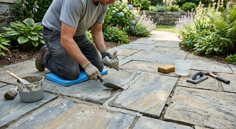 Stone Walkway Repair in Pasadena, CA