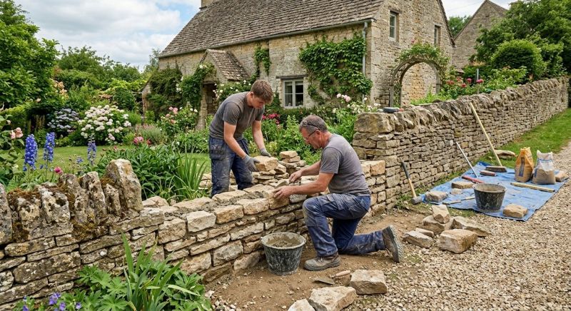Stone Wall Repair in Northridge, CA
