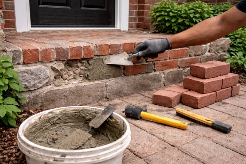 Stonework Repair in North Hollywood, CA